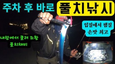 서산 천수만 풀치낚시, 주차 후 바로 바다낚시 가능한 워킹 루어낚시 포인트